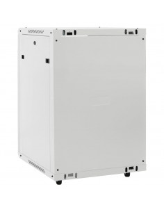 Armadietto di Rete 15U con Ruote Girevole 19" IP20 53x40x80 cm