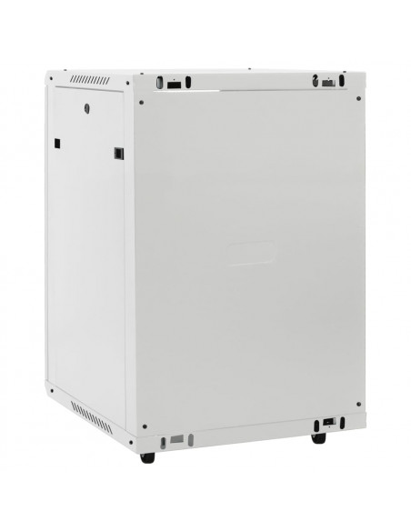 Armadietto di Rete 15U con Ruote Girevole 19" IP20 53x40x80 cm