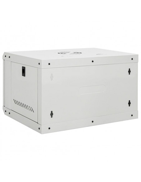 Armadietto di Rete a Parete 6U da 19" IP20 53x40x30 cm