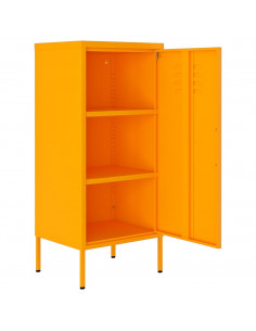 Armadietto Giallo Senape 42,5x35x101,5 cm in Acciaio