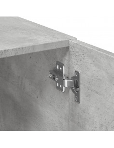 Armadietto Grigio Cemento 70x42,5x225 cm in Legno Multistrato