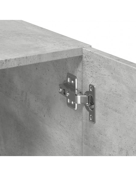 Armadietto Grigio Cemento 80x42,5x225 cm in Truciolato