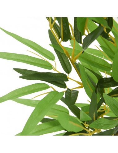 Albero Bambù Artificiale 368 Foglie 80 cm Verde