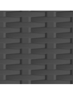 Armadietto in Plastica 68x39x171,5 cm Design Rattan