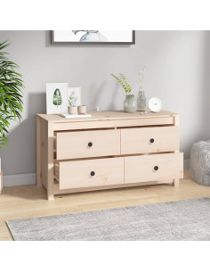 Armadietto Miele 100x40x54 cm in Legno Massello di Pino