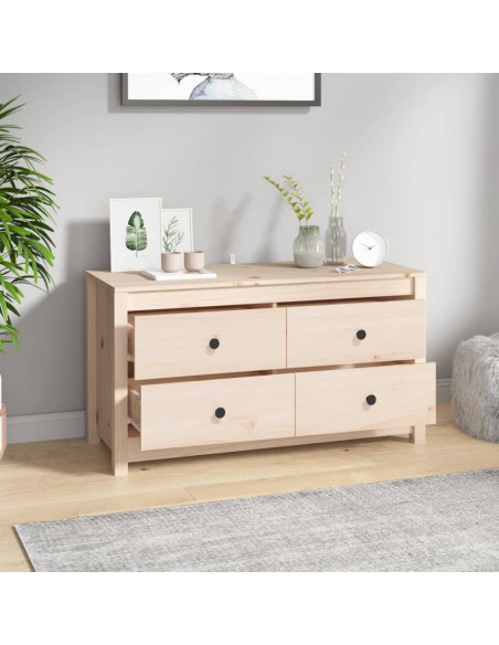 Armadietto Miele 100x40x54 cm in Legno Massello di Pino