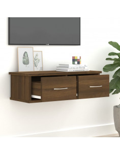 Armadietto Parete Rovere Marrone 60x26x18,5cm Legno Multistrato