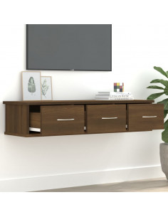 Armadietto Parete Rovere Marrone 88x26x18,5cm Legno Multistrato