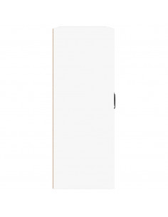 Armadietto Pensile a Parete Bianco 69,5x32,5x90 cm