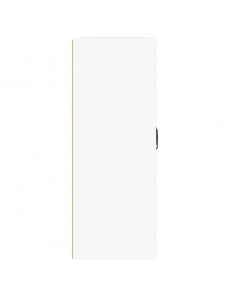 Armadietto Pensile a Parete Bianco 69,5x32,5x90 cm