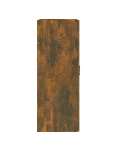Armadietto Pensile a Parete Rovere Fumo 69,5x32,5x90 cm