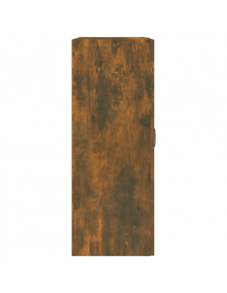 Armadietto Pensile a Parete Rovere Fumo 69,5x32,5x90 cm