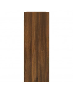 Armadietto Pensile a Parete Rovere Marrone 69,5x32,5x90 cm