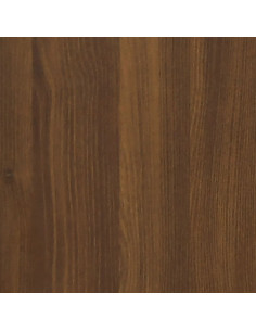 Armadietto Pensile a Parete Rovere Marrone 69,5x34x90 cm