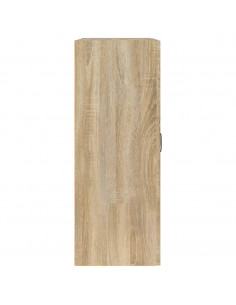 Armadietto Pensile a Parete Rovere Sonoma 69,5x32,5x90 cm