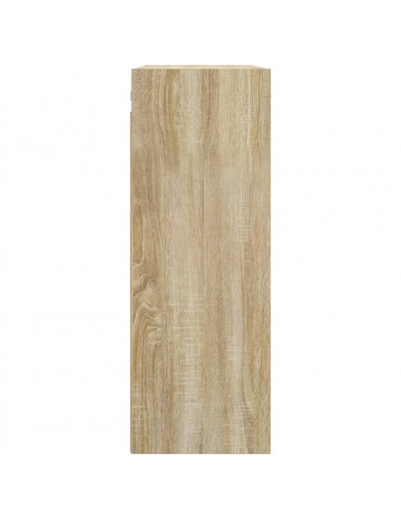Armadietto Pensile a Parete Rovere Sonoma 69,5x32,5x90 cm
