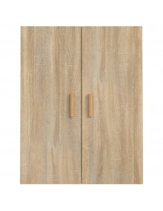 Armadietto Pensile a Parete Rovere Sonoma 69,5x34x90 cm