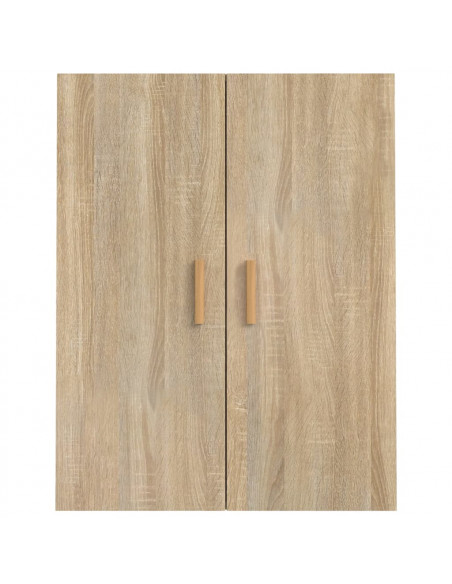 Armadietto Pensile a Parete Rovere Sonoma 69,5x34x90 cm