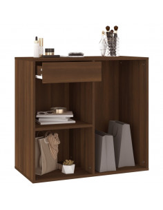 Armadietto per Cosmetici Rovere Marrone 80x40x75 cm in Legno
