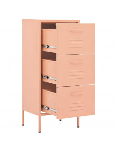 Armadietto Rosa 42,5x35x101,5 cm in Acciaio