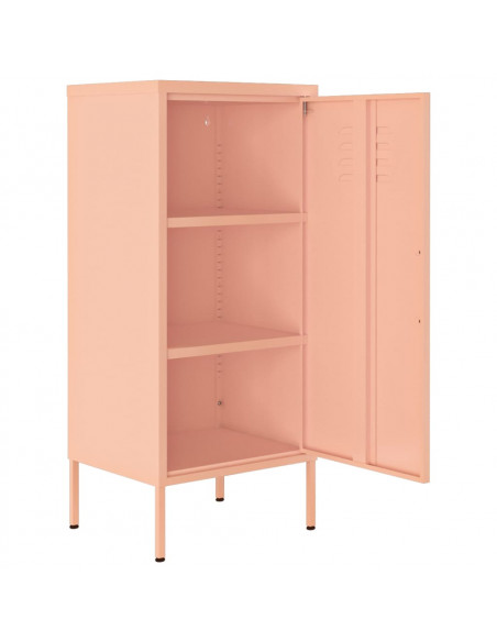 Armadietto Rosa 42,5x35x101,5 cm in Acciaio