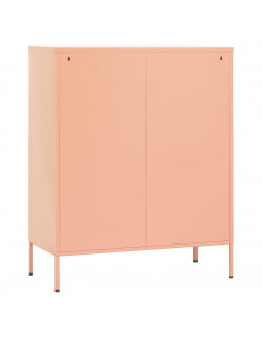 Armadietto Rosa 80x35x101,5 cm in Acciaio