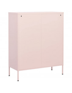 Armadietto Rosa 80x35x101,5 cm in Acciaio