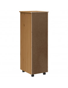 Armadietto Rotante con Cassetti MOSS Miele Legno Massello Pino