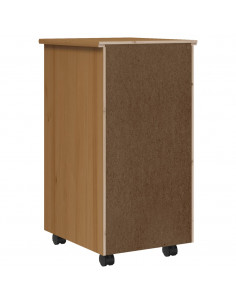 Armadietto Rotante con Cassetti MOSS Miele Legno Massello Pino