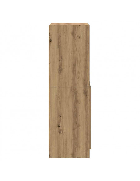 Armadietto Rovere Artigianale 57x41,5x131,5 cm in Truciolato