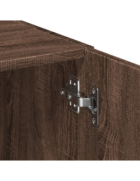 Armadietto Rovere Marrone 70x42,5x225 cm in Truciolato