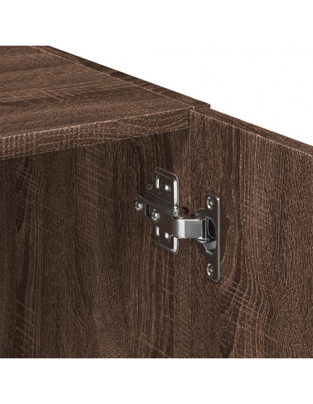 Armadietto Rovere Marrone 80x42,5x225 cm in Truciolato