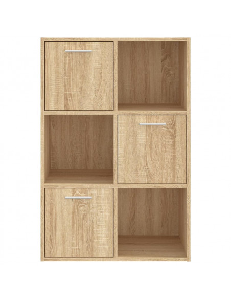 Armadietto Rovere Sonoma 60x29,5x90 cm in Legno Multistrato