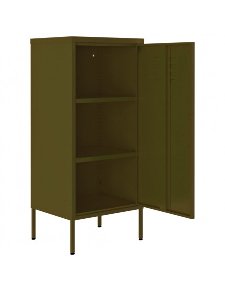 Armadietto Verde Oliva 42,5x35x101,5 cm in Acciaio