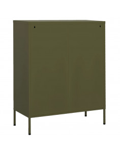 Armadietto Verde Oliva 80x35x101,5 cm in Acciaio