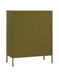 Armadietto Verde Oliva 80x35x101,5 cm in Acciaio