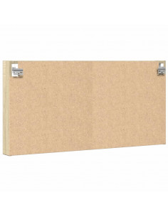 Armadietto Vetrina Rovere Sonoma 100x8,5x50cm Legno Multistrato