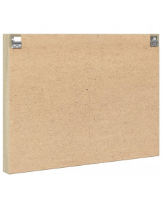 Armadietto Vetrina Rovere Sonoma 100x8,5x75cm Legno Multistrato