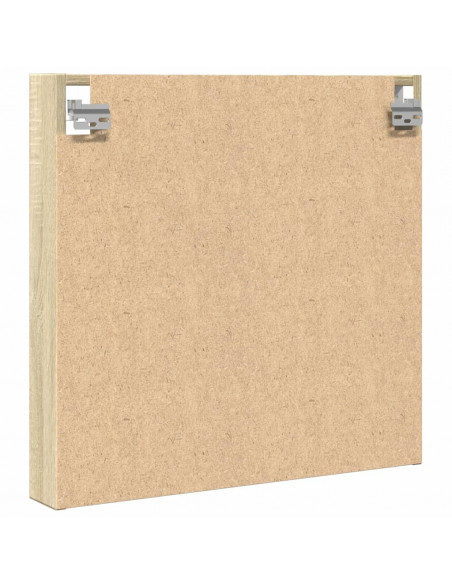 Armadietto Vetrina Rovere Sonoma 60x8,5x58 cm Legno Multistrato