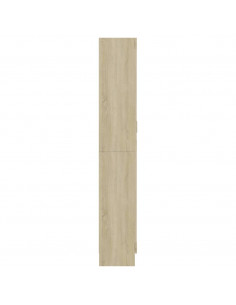 Armadietto Vetrina Rovere Sonoma 82,5x30,5x185,5 cm Multistrato