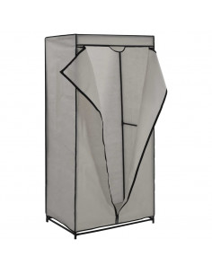 Armadio 2 pz Grigio 75x50x160 cm