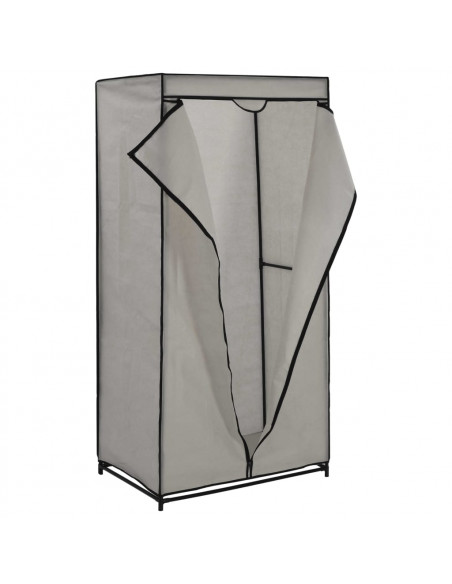 Armadio 2 pz Grigio 75x50x160 cm