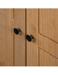 Armadio 80x50x171,5 cm in Legno Massello Pino Panama Range