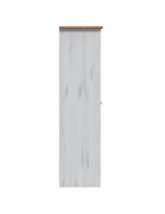 Armadio a 3 Ante Bianco 118x50x171,5cm in Pino Panama Range