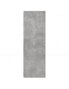 Armadio Angolare Grigio Cemento 33x33x100 cm in Truciolato