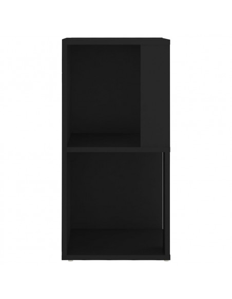 Armadio Angolare Nero 33x33x67 cm in Truciolato