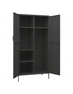 Armadio Antracite 90x50x180 cm in Acciaio