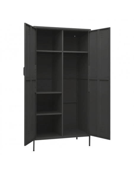 Armadio Antracite 90x50x180 cm in Acciaio