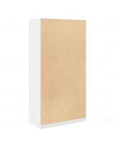Armadio Bianco 100x50x200 cm in Legno Multistrato