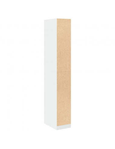 Armadio Bianco 30x50x200 cm in Legno Multistrato